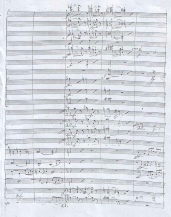 Spohr autograph score - rehearsal letter